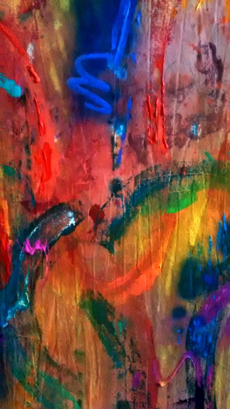 Original Abstract Painting by Jacquelyn Herndon