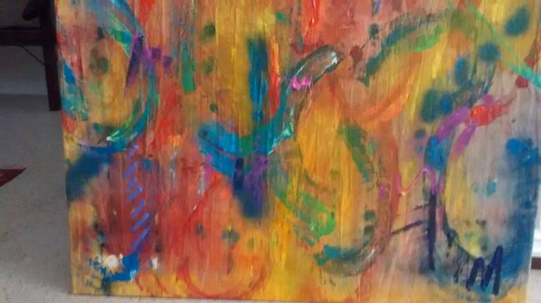 Original Abstract Painting by Jacquelyn Herndon