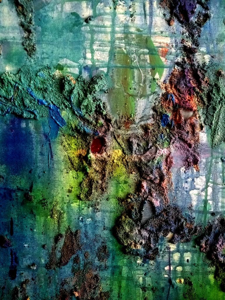 Original Abstract Water Painting by Jacquelyn Herndon