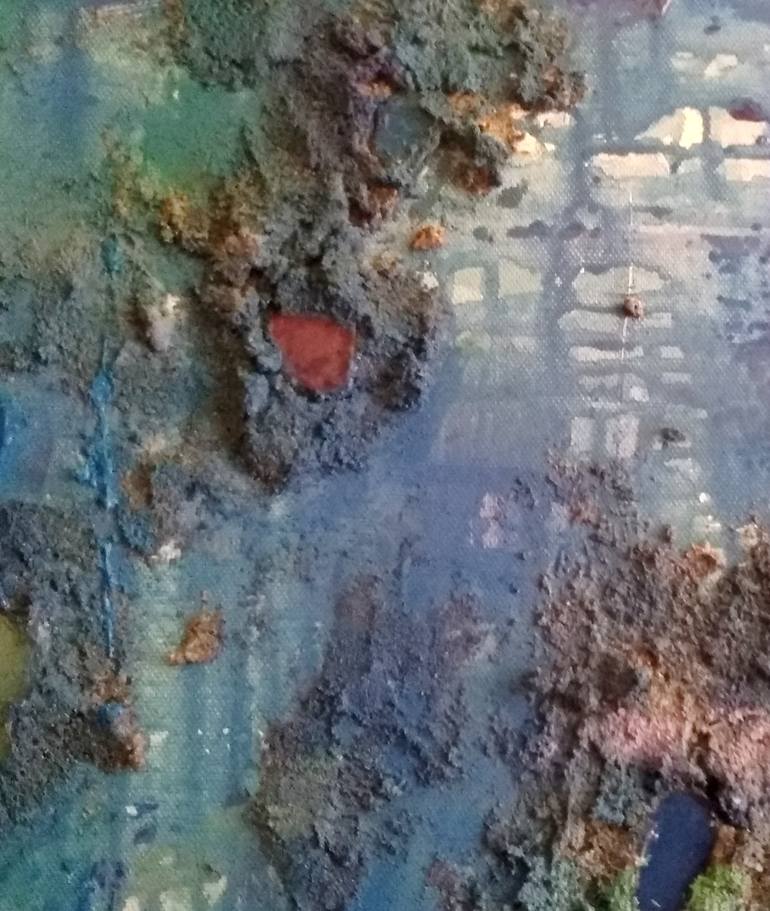 Original Abstract Water Painting by Jacquelyn Herndon