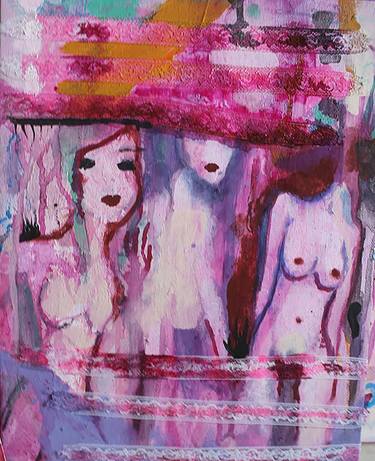 Print of Abstract Expressionism Nude Paintings by Camille Taylor