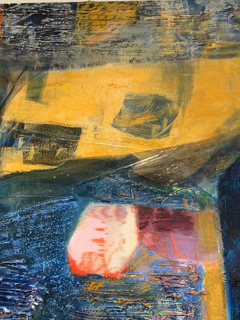 Original Abstract Expressionism Abstract Painting by Gayle Sachs