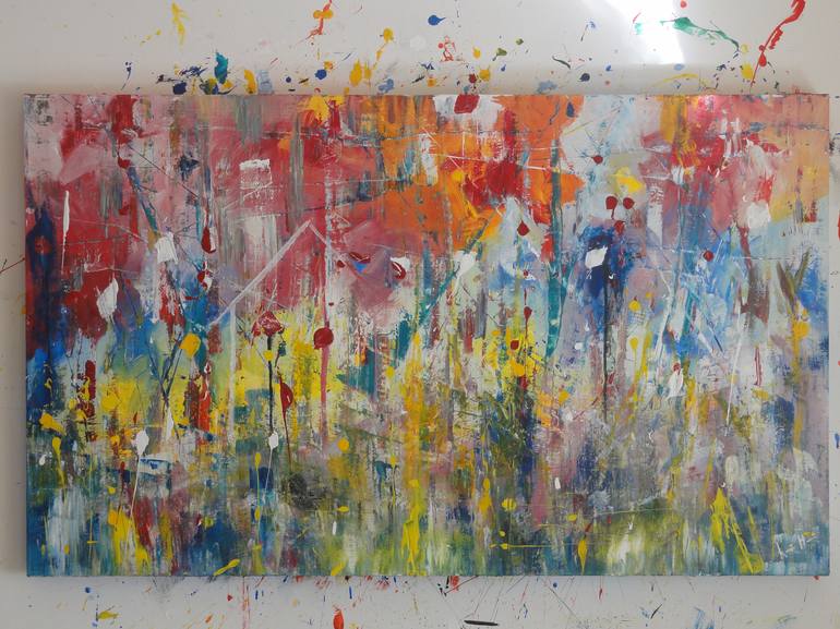 Original Abstract Painting by Roberto Mansi