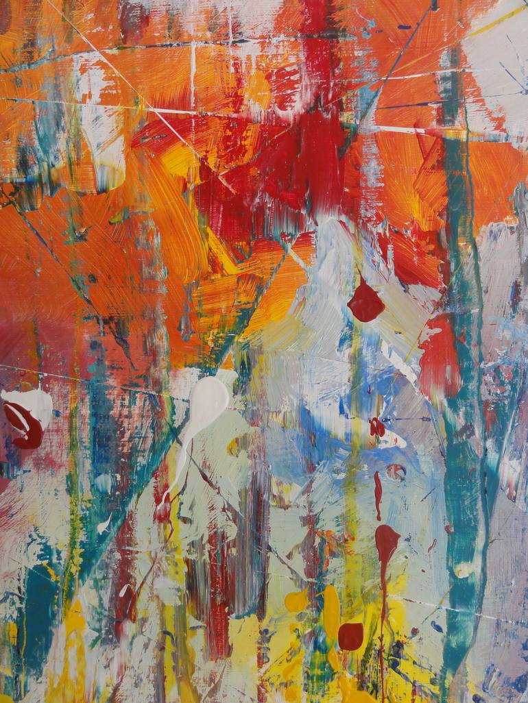 Original Abstract Painting by Roberto Mansi