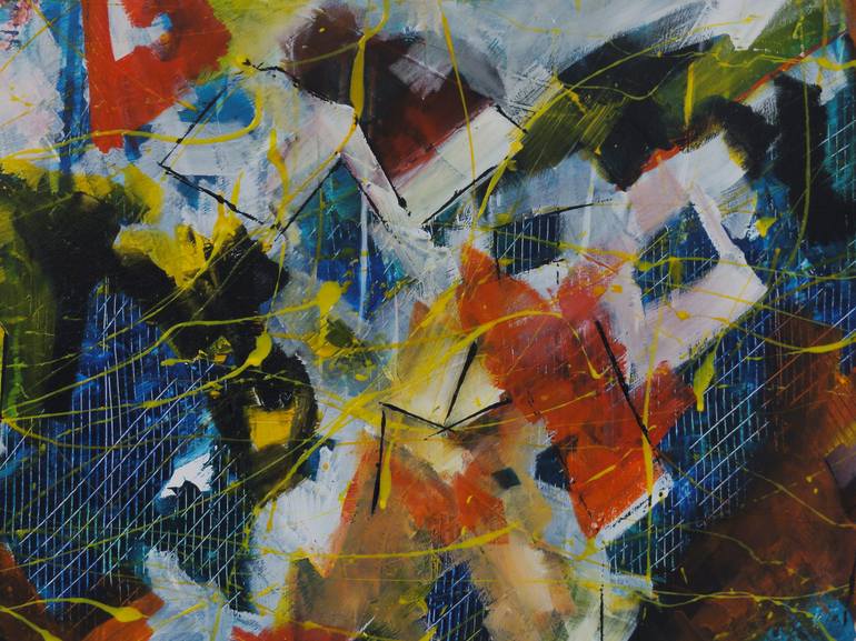 Original Abstract Painting by Roberto Mansi