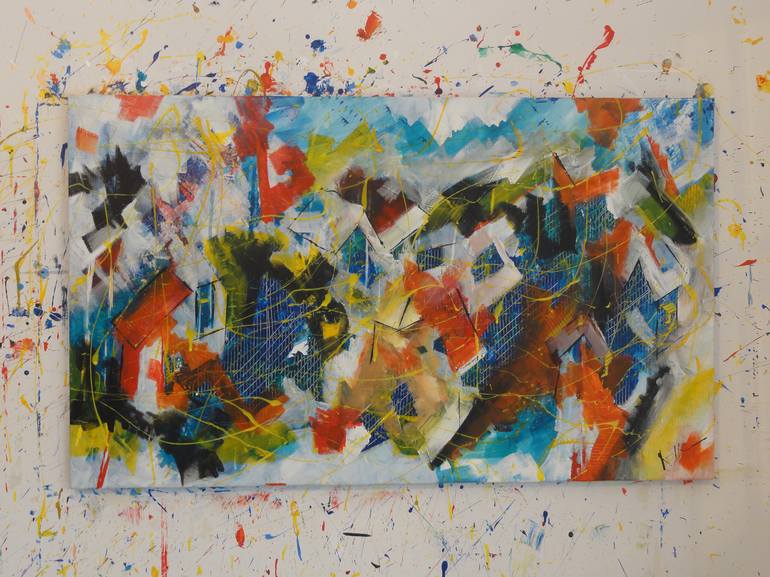 Original Abstract Painting by Roberto Mansi