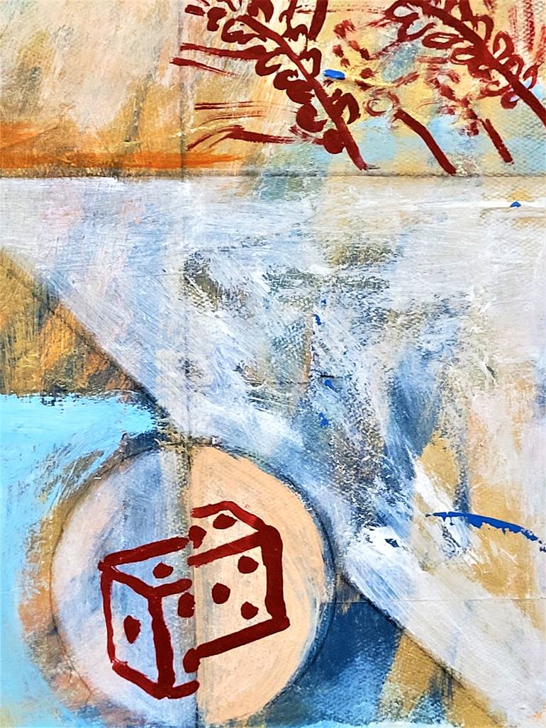 Original Abstract Geometric Painting by Ricardo Lapin