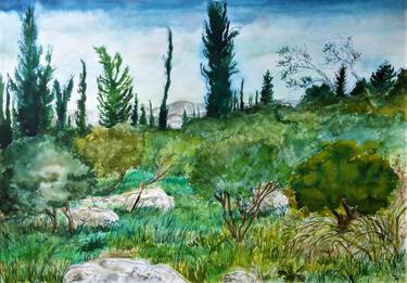 Print of Landscape Paintings by Ricardo Lapin