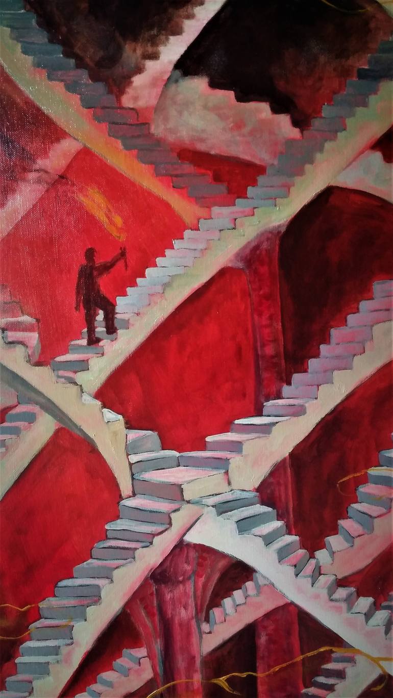 Original Expressionism Light Painting by Ricardo Lapin