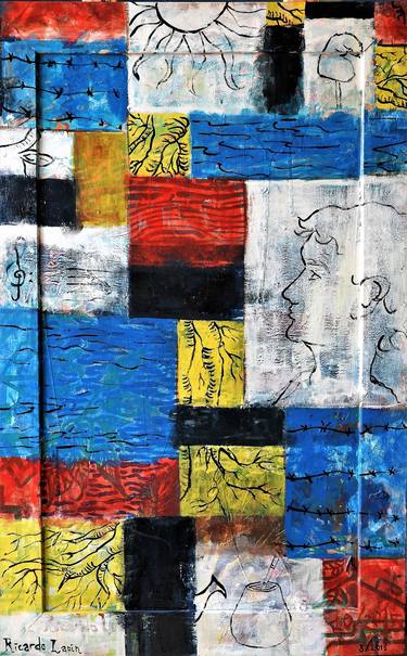 Original Abstract Expressionism Abstract Paintings by Ricardo Lapin