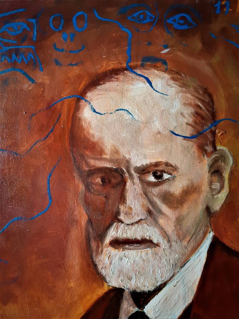 Original Expressionism Portrait Painting by Ricardo Lapin