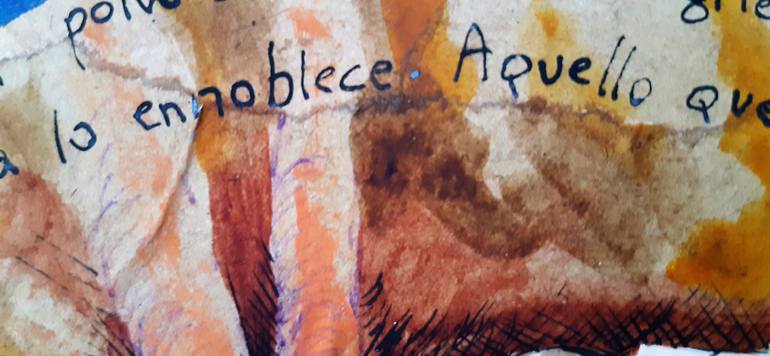 Original Conceptual Body Collage by Ricardo Lapin