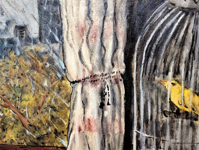Original Expressionism Children Painting by Ricardo Lapin