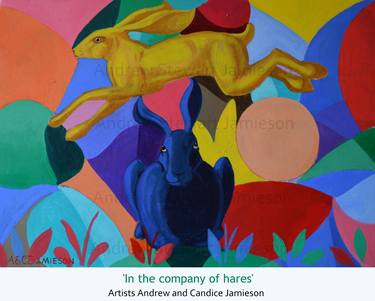 In the Company of Hares No. 2 thumb