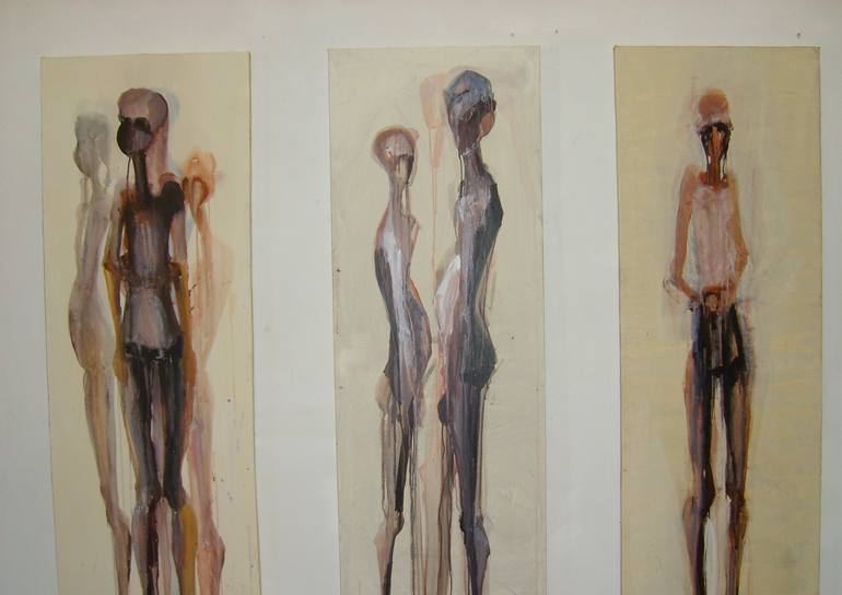 Original Figurative People Drawing by Milijana Istijanovic