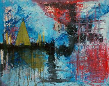 Original Abstract Painting by Mike Broussard