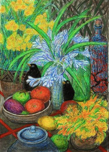 Print of Still Life Mixed Media by Phong Trinh