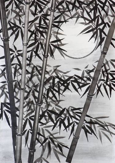 Moon Light Meditation # 15 : Bamboo Forest - Black thumb