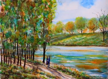 Original Realism Landscape Paintings by Phong Trinh