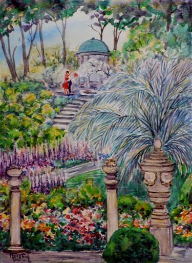 Original Garden Paintings by Phong Trinh