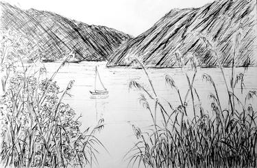 Original Realism Landscape Drawings by Phong Trinh