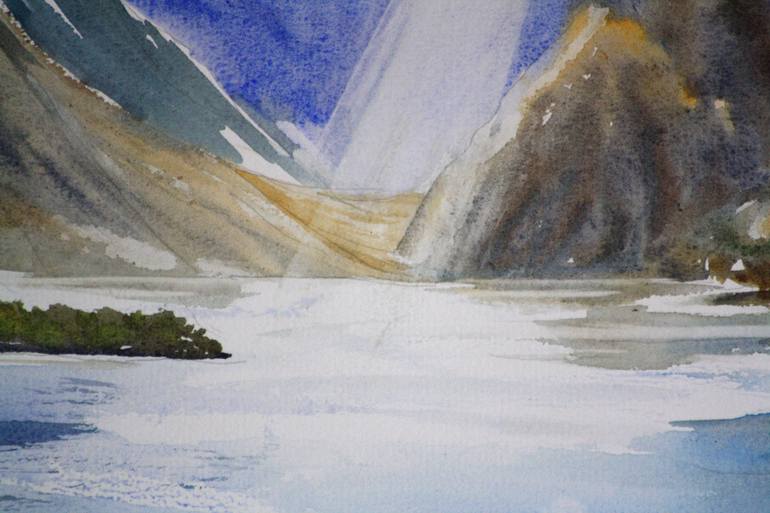 Original Expressionism Seascape Painting by Phong Trinh