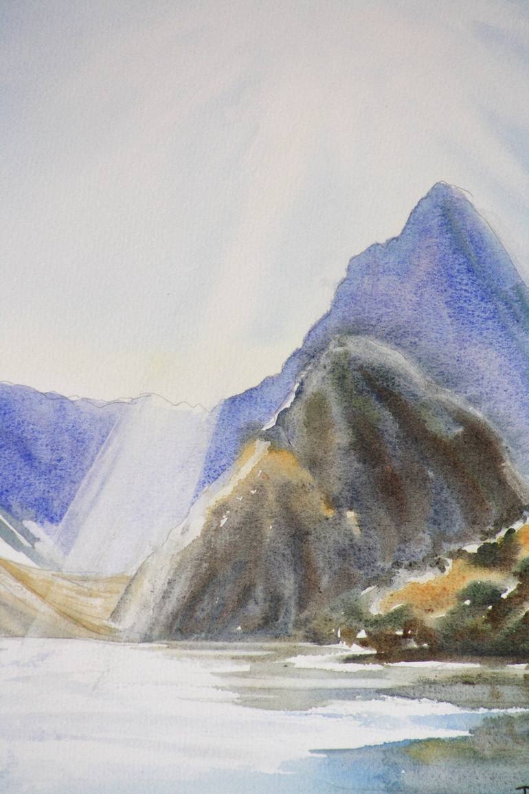 Original Expressionism Seascape Painting by Phong Trinh