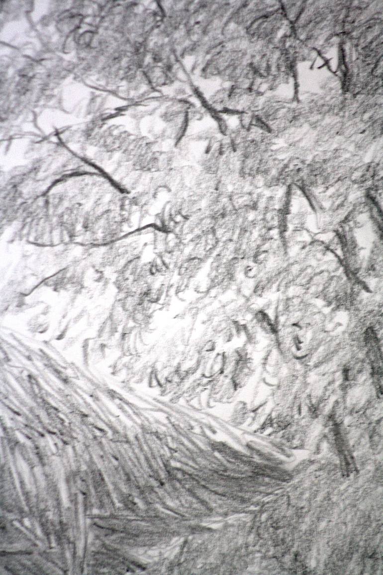 Original Illustration Landscape Drawing by Phong Trinh