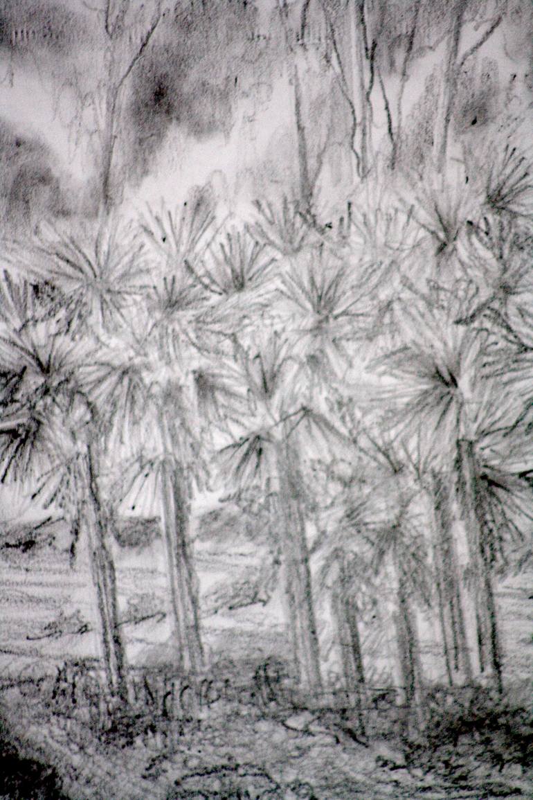Original Illustration Landscape Drawing by Phong Trinh