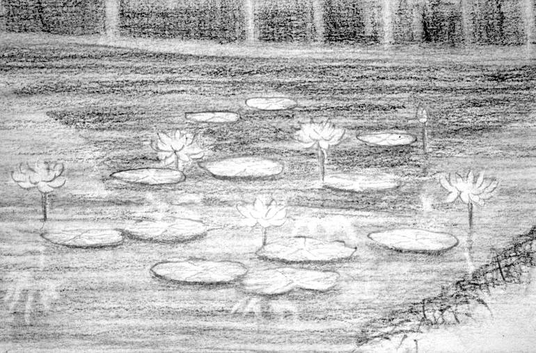 Original Conceptual Landscape Drawing by Phong Trinh