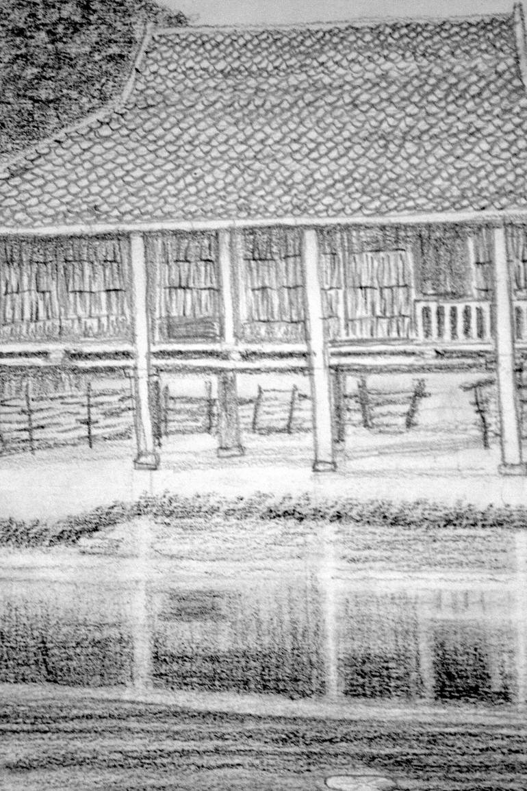 Original Conceptual Landscape Drawing by Phong Trinh