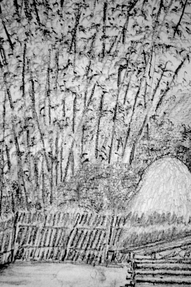 Original Conceptual Landscape Drawing by Phong Trinh