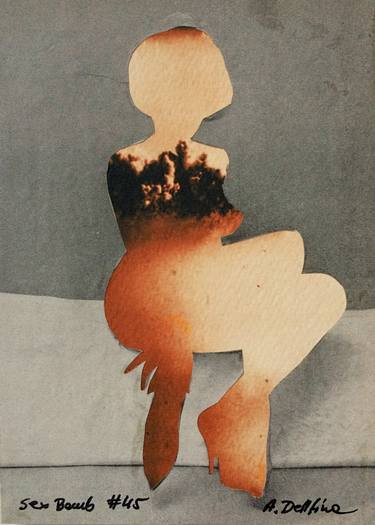 Original Abstract Women Collage by Dellfina Dellert