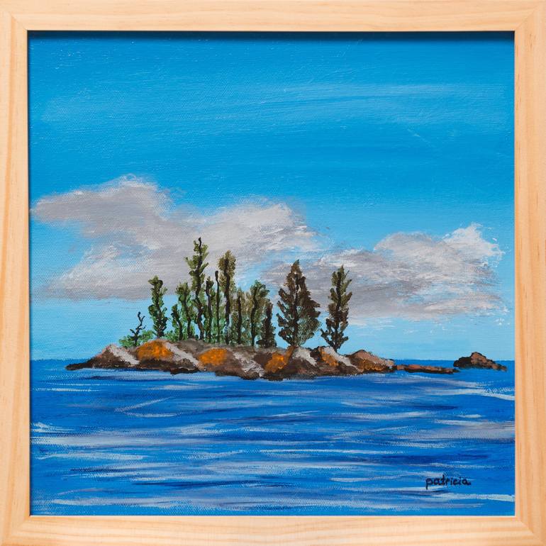 Original Fine Art Seascape Painting by Patricia Gould