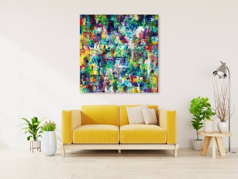 Original Abstract Expressionism Abstract Painting by Amy Bell