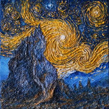 Original Abstract Nature Painting by Stanchak Iaroslav