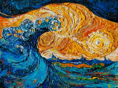Original Abstract Nature Painting by Stanchak Iaroslav