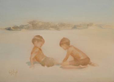 Original Beach Painting by Wendy Leigh
