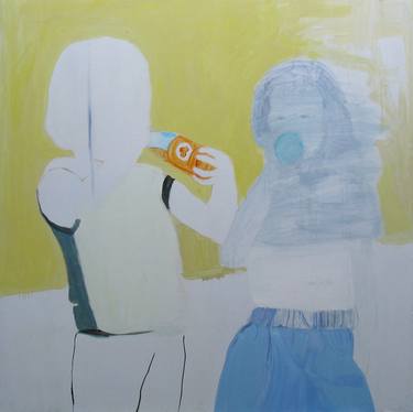 Original Figurative Children Painting by Kalina Mavrodieva