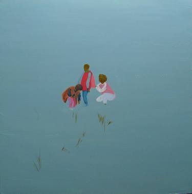 Original Figurative Children Painting by Kalina Mavrodieva