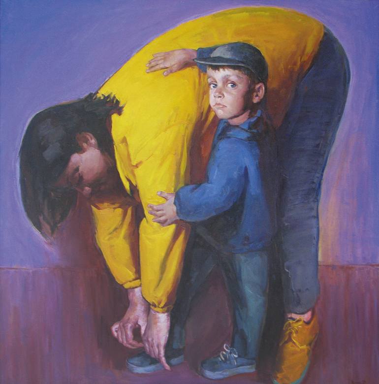 The Knot Painting by Ruslan Kutniak Saatchi Art