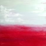 Landscape red and blue by Charlotte Aston