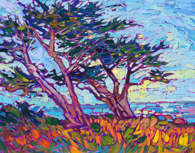 Carmel Blues Painting by Erin Hanson Saatchi Art