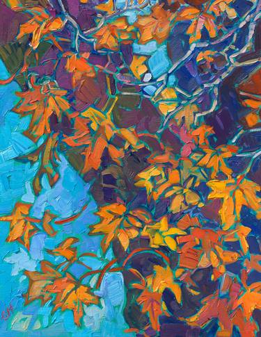 Saatchi Art Artist Erin Hanson; Paintings, “Autumn Maple” #art
