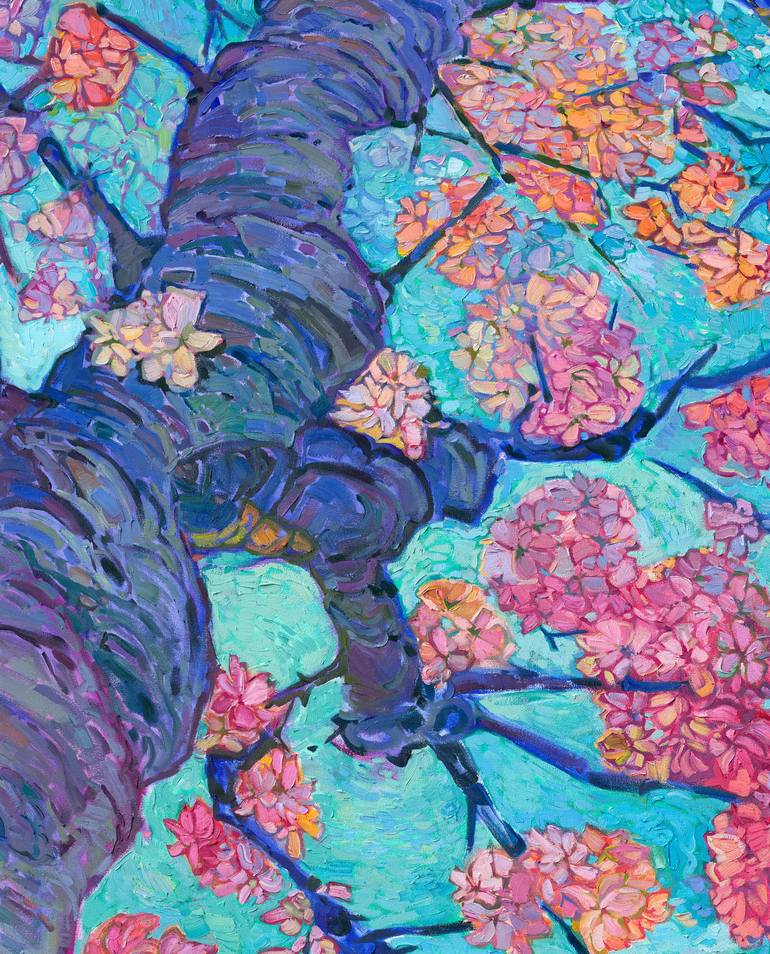 Original Floral Painting by Erin Hanson