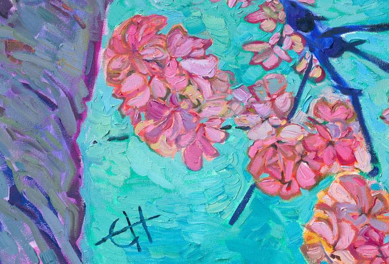 Original Floral Painting by Erin Hanson