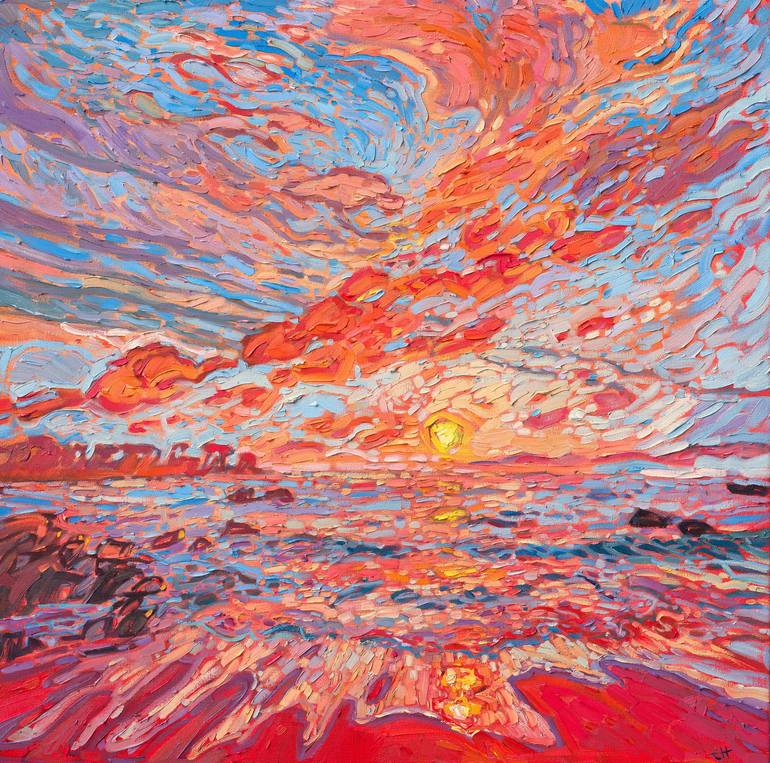 Color Reflections Painting by Erin Hanson | Saatchi Art