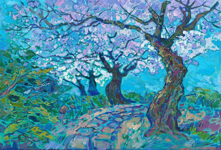 Original Impressionism Landscape Painting by Erin Hanson