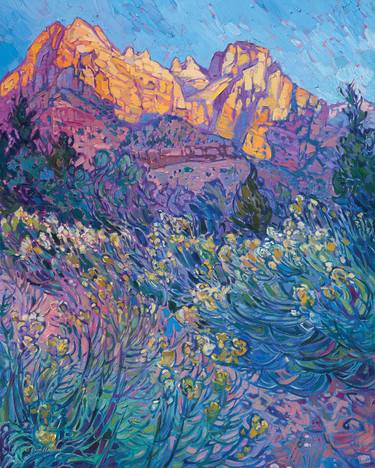 Original Expressionism Landscape Paintings by Erin Hanson