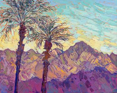 Original Expressionism Landscape Painting by Erin Hanson